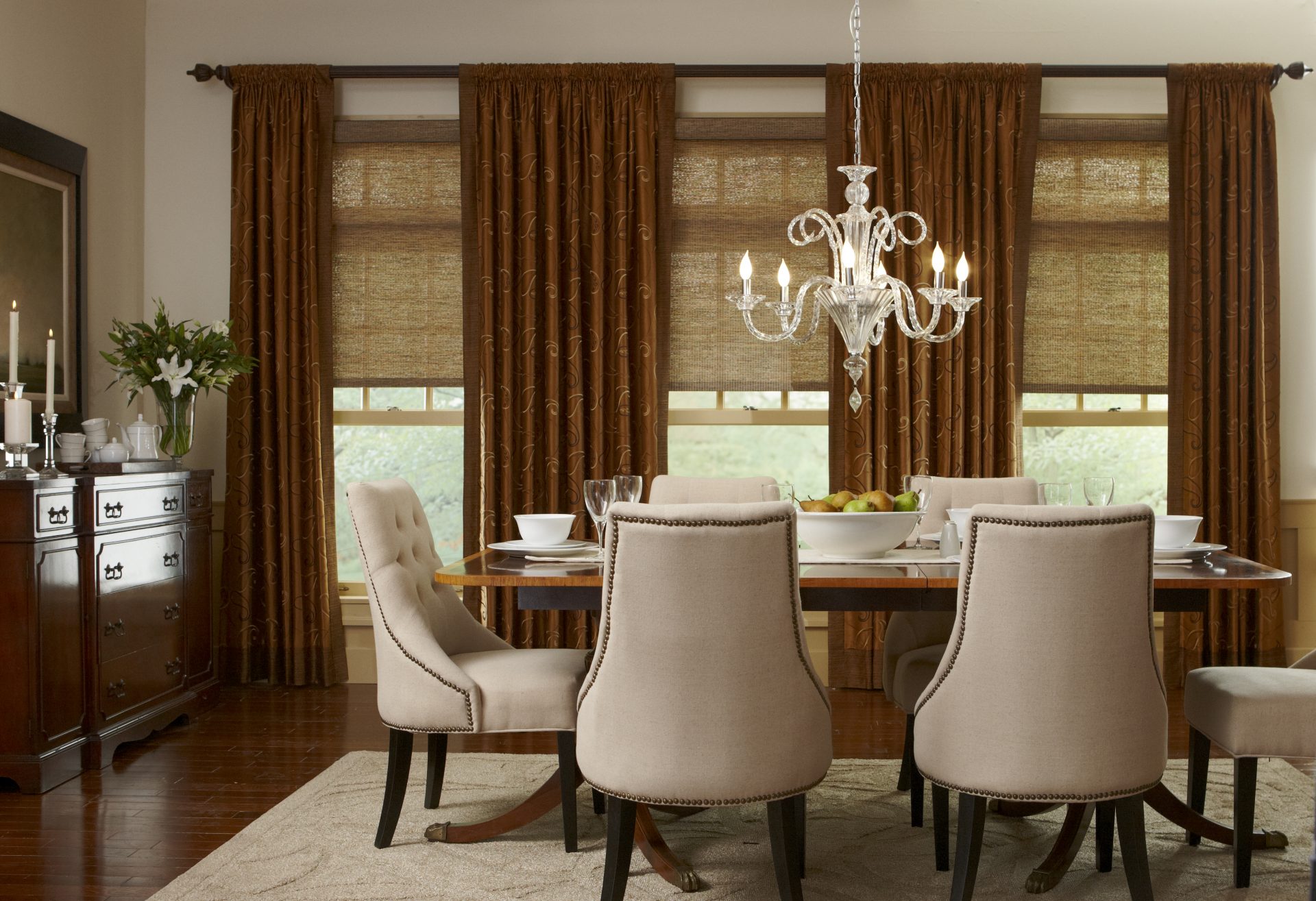 Transitional Window Treatments Los Angeles CA Galaxy Draperies