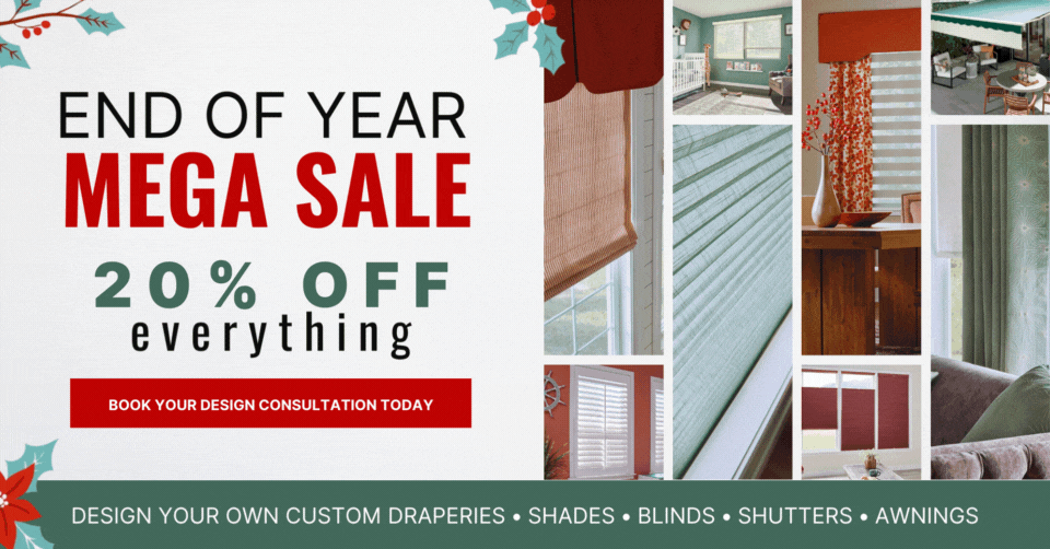 Specials on Window Coverings & Awnings for Southern California