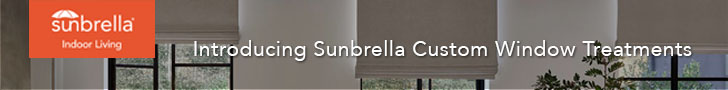 Introducing Sunbrella's custom window collection for the indoors
